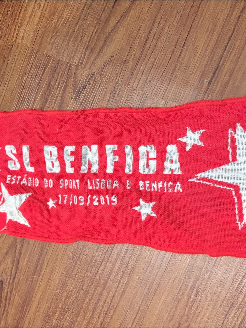 SL Benfica vs RB Leipzig Red 2019 game Fan Scarf